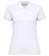 NS208 Native Spirit Ladies Piqué Polo Shirt White colour image